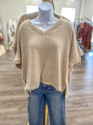 Seashell V-Neck On Cozy Days Wear Me Top