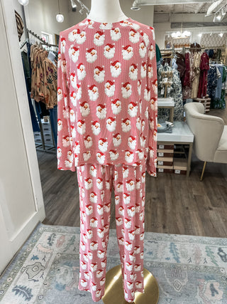 Red Annie Vintage Santa Long Sleeve/Pajama Pants Set