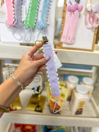 Lilac Pacifier Clip