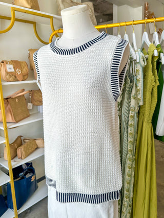 Off White Easy Days Knit Tank