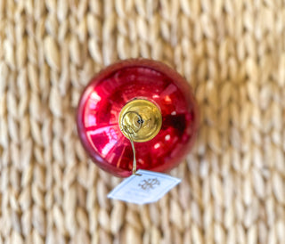 Fresh Gingerbread Glass Ornament Candle