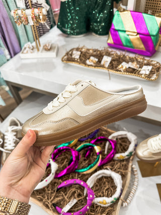 Giana Perfectly Gold Slip On Sneakers