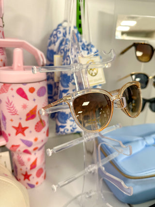 Nude Transparent Ravello Sunglasses - Katie Loxton