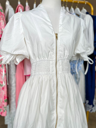 Off White Simply Southern Eyelet Detail Mini Dress