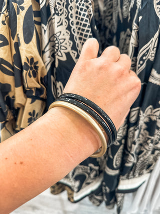 Black & Gold The Best of Bangles Set