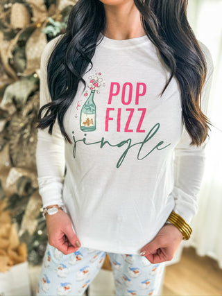 Pop Fizz Jingle Long Sleeve Graphic T-Shirt
