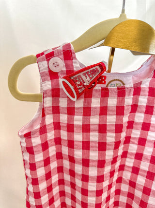Red & White Megaphone Bow Charm