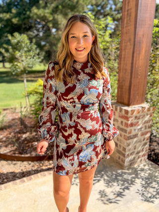The Camille Floral Mini Dress