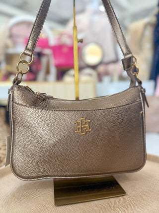 Paxton Bronze Crossbody W/ Pockets- Caroline Hill