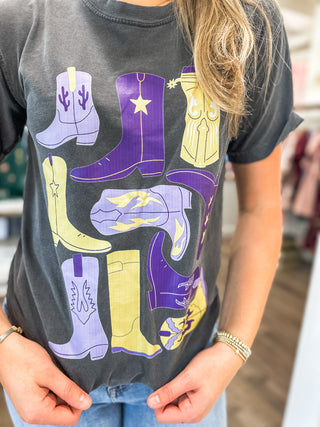 LSU Dressed In Boots Graphic Tee