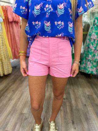 Pink Party Pocket Shorts
