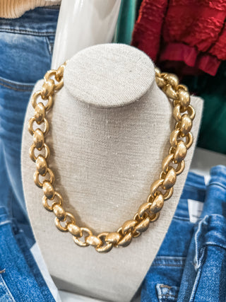 Sophie Gold Layered Chain 16"-18" Necklace