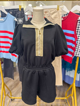 Black Andie Romper