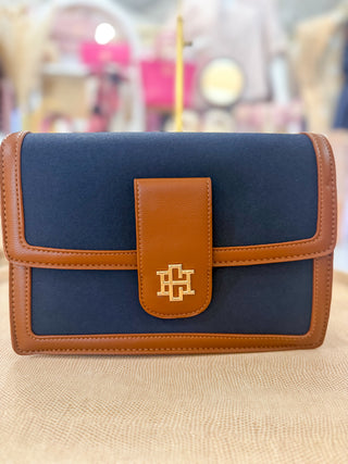 Navy S Collins Crossbody | Caroline Hill