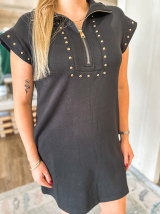 Black All Set Mini Dress