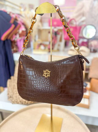 Chocolate EC Charlee Crossbody | Caroline Hill