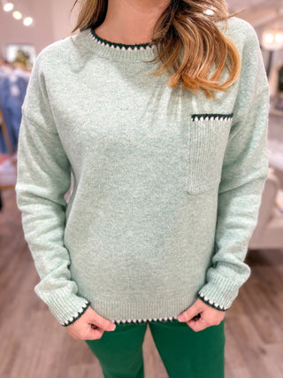 Mint Coastline Charm Sweater