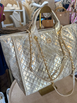 Champagne Pop Missy Tote | Caroline Hill