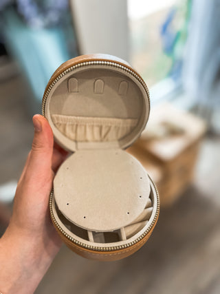 Coco Weekend Getaway Leather Jewelry Case