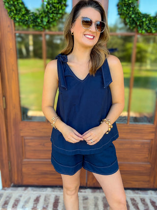 The Navy Weekend Away Shorts Set