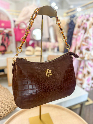 Chocolate EC Charlee Crossbody | Caroline Hill
