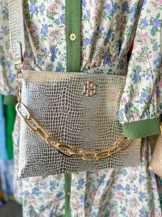 Gold EC Ariana Crossbody | Caroline Hill