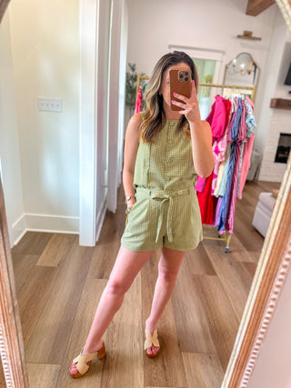 Matcha Green Festival Favorite Shorts Set