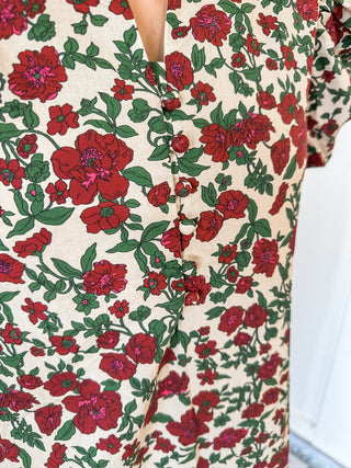 Marigold Manor Midi Dress