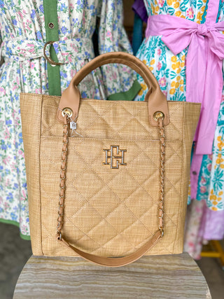 Natural LD Kinzley Tote | Caroline Hill