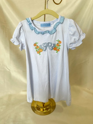 Pumpkin Embroidery Dress