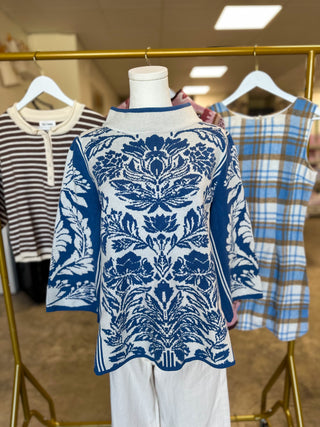 The Blue Willow Knit Sweater