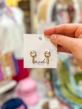 Crystal Stone Delicate Drop Earring
