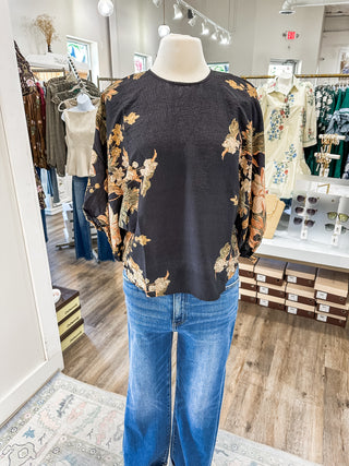 Midnight Darling Long Sleeve Blouse