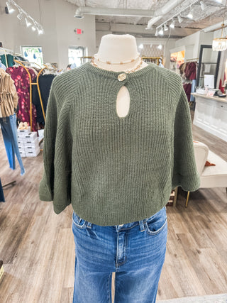 The Olive Rowan Ribbed Sweater
