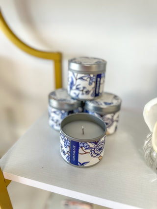 Classic Linen Tin Candle