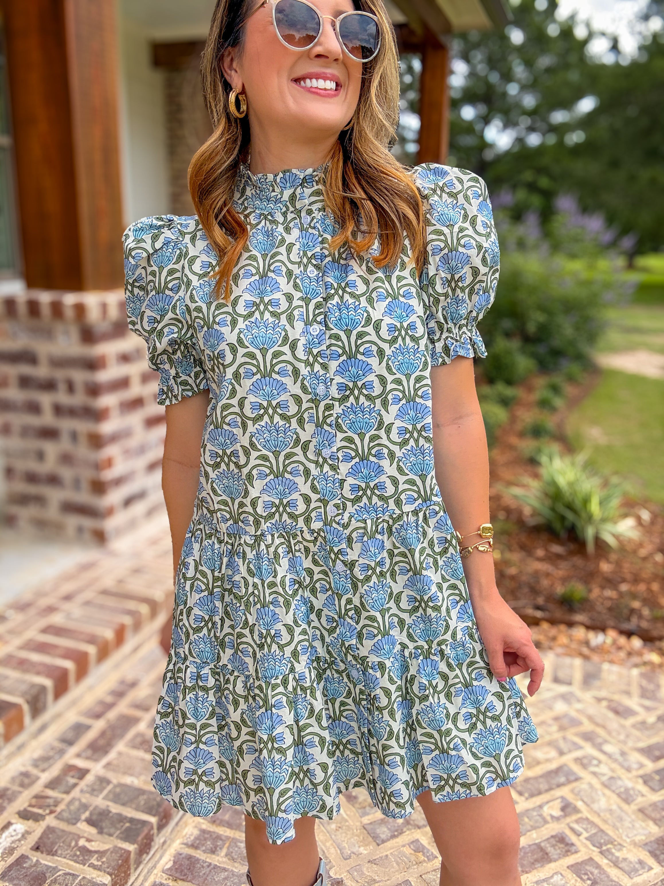 Blue Eden Bloom Mini Dress Everyday EDEN Boutique & Gifts Blue Eden Bloom Mini Dress Everyday EDEN Boutique & Gifts