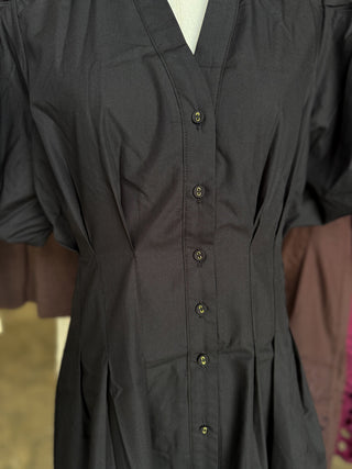 Black Millie Cutwork Mini Dress