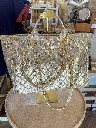 Champagne Pop Missy Tote | Caroline Hill