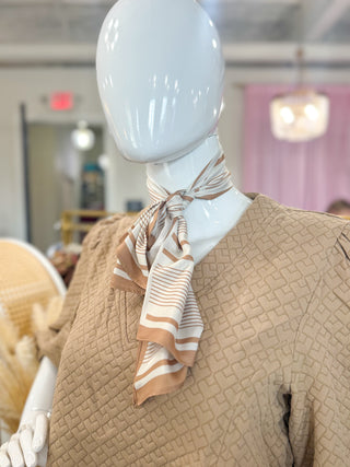 Tailored Stripe Drew Scarf