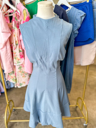 The Baby Blue Belle Mini Dress