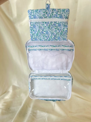 TRVL Hamptons Floral Hanging Toiletry Bag