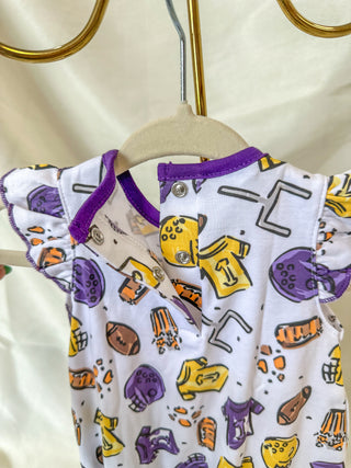Purple & Gold Future Draft Picks Flutter Bubble