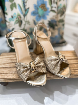 Gold Glitz & Glam Heel