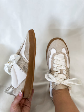 Beige Gold Dixie Darling Sneakers