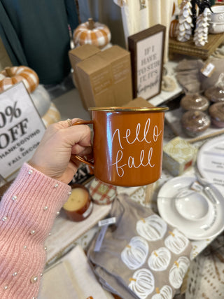 Hello Fall Campfire Coffee Mug