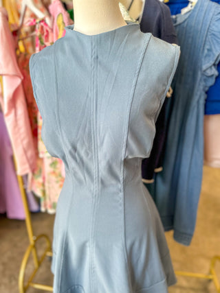 The Baby Blue Belle Mini Dress