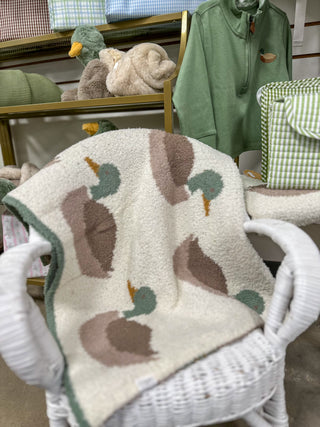 Mallard Duck Chenille Blanket