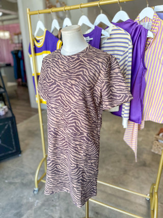 Wild About You Suede Mini Dress