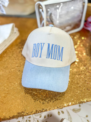 BOY Mom Embroidered Hat