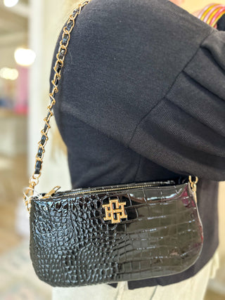 Black Patent Livi Crossbody